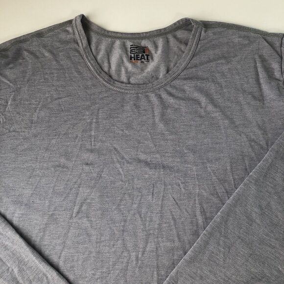 32 Degrees Heat  Mens L/S Light Weight T-Shirt Gray Tag Size X-Large - Picture 9 of 14